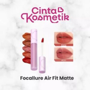 [EXP JULI 2026] FOCALLURE AIR FIT MATTE LIQUID LIPSTICK--Cinta Kosmetik