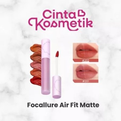[EXP JULY 2026] FOCALLURE AIR FIT MATTE LIQUID LIPSTICK--Cinta Cosmetics