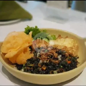 Nasi Goreng Tinta Cumi With Seafood