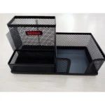 Desk Set Pen Holder Black Wired Office Stationary Atk KENKO MDS-202