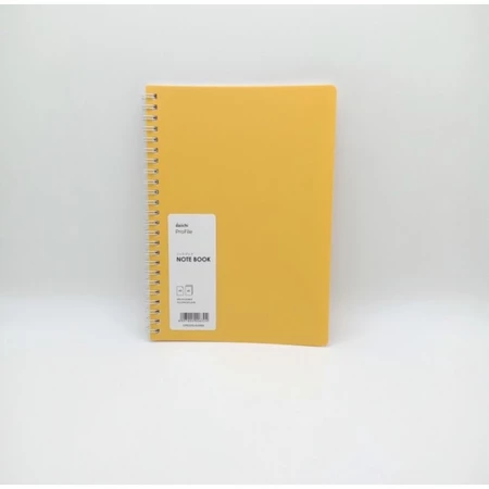 Buku Tulis Notebook Spiral Kuning Daiichi Profile A5 60 Lembar