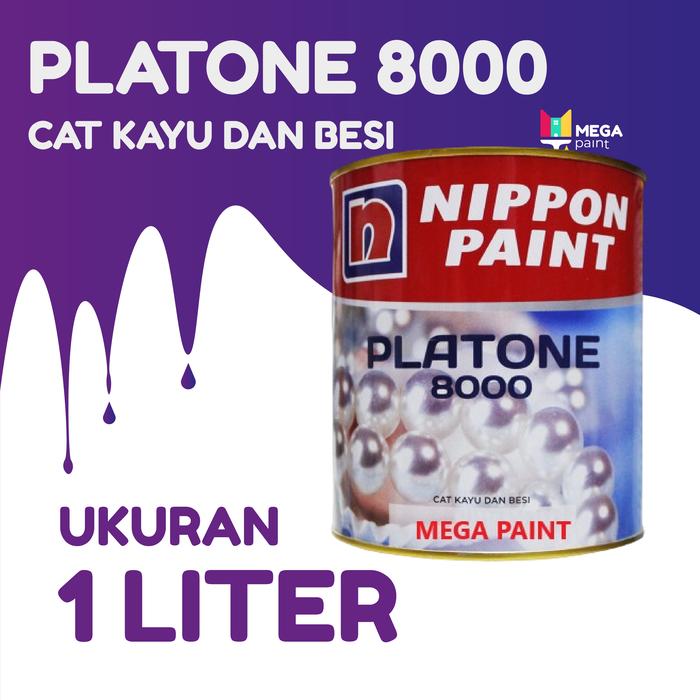 PLATONE 8000 - CAT BESI DAN KAYU NIPPON PAINT 1 L
