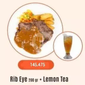 Sirloin Import 200 gr + Blackcurrant + Cream Brulee