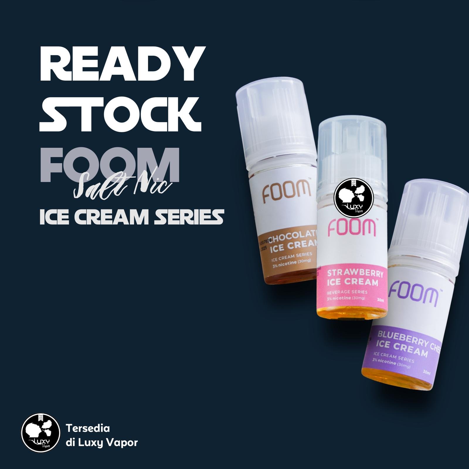 FoomB Ice Cream Series , Strawberry , Blueberry Cheese , Chocolate - Berry Cheese