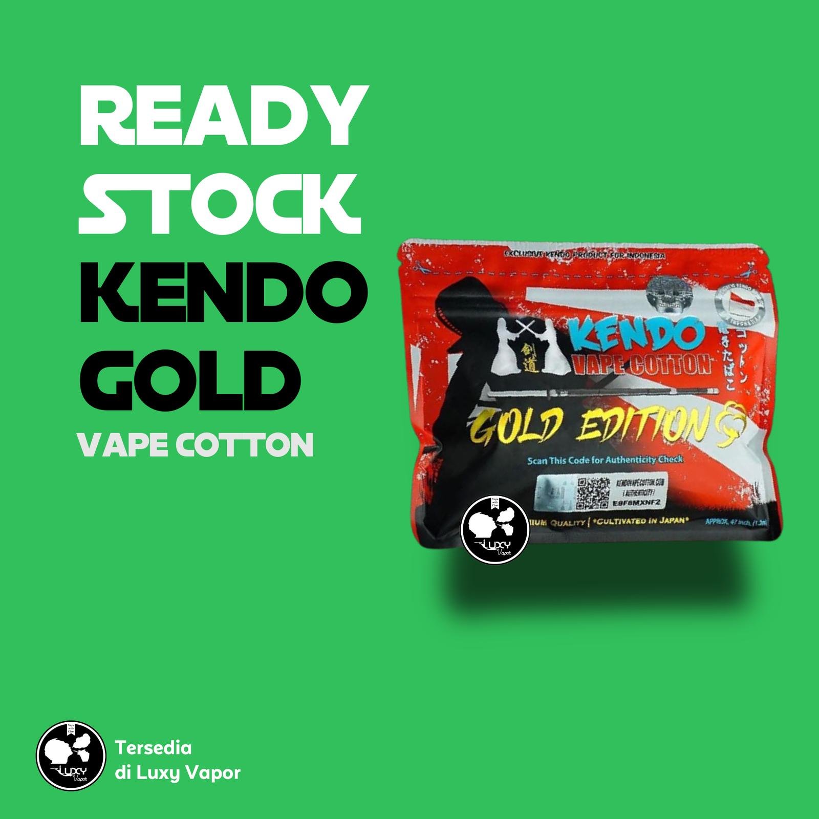 Kendo Cotton Gold Edition Kapas Kendo