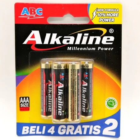 Baterai / Battery / Batere ABC Alkaline AAA Special Price - Isi 2 pcs