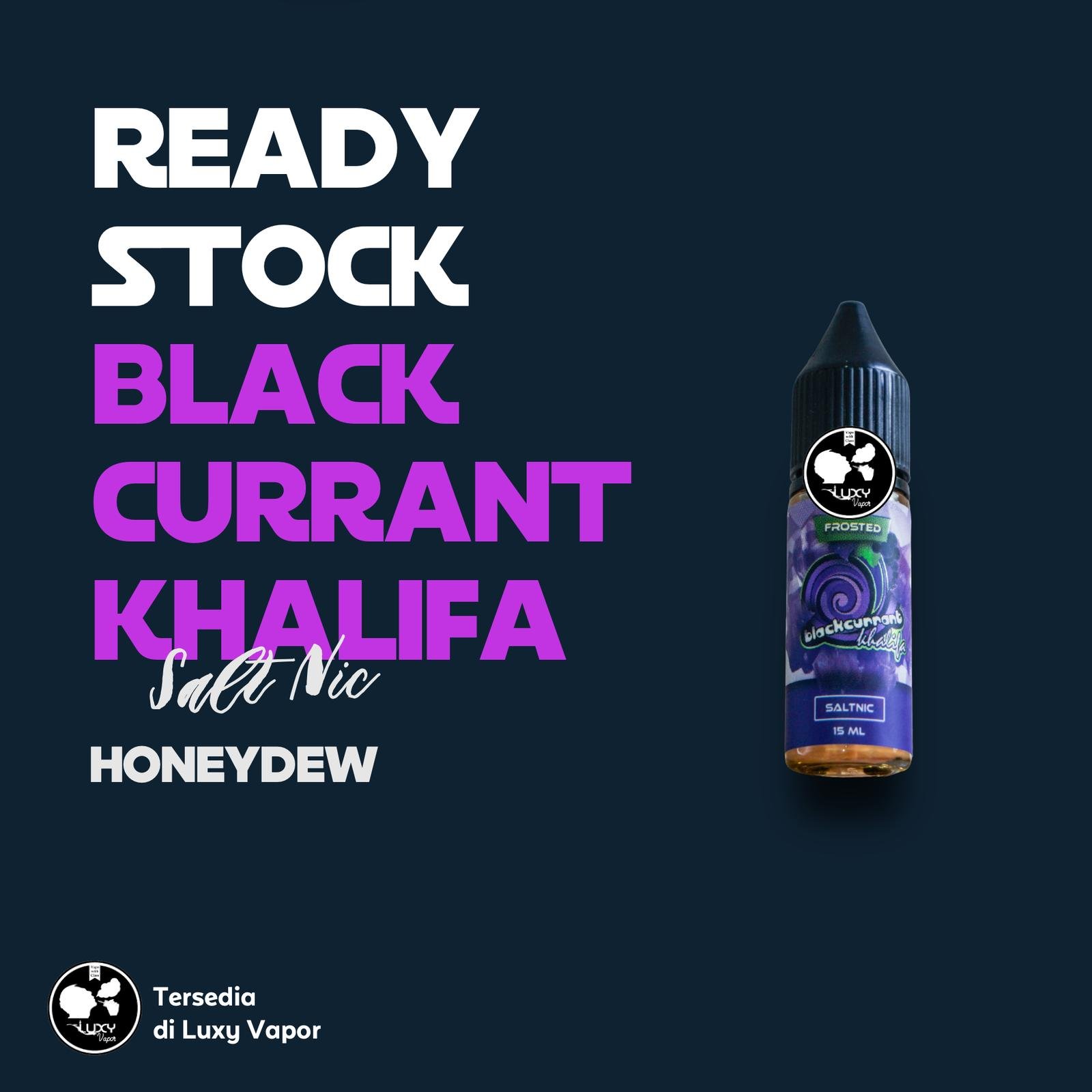 Blackcurrant Khalifa | Khalifa of Brothers| | Cukai | Salt Nic | Liqui