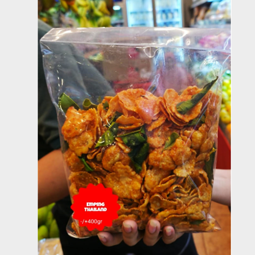 Emping Daun Jeruk Thailand Gurih Manis Enak Banget