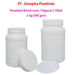 Botol Lem 1000-500 ml Putih Leher/ Botol Kapsul/ Botol Hdpe/ Botol Obat/ Botol Tablet
