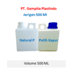 Jerigen 500ml Natural dan Putih Kapur