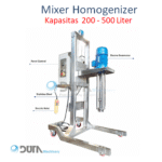 Mesin Mixer Homogenizer Kapasitas 200 - 500 Liter