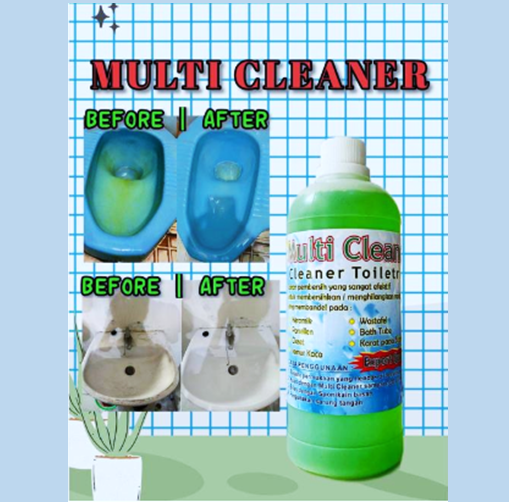 Multi cleaner/pembersih toilet/membersihkan kerak keramik - 1L