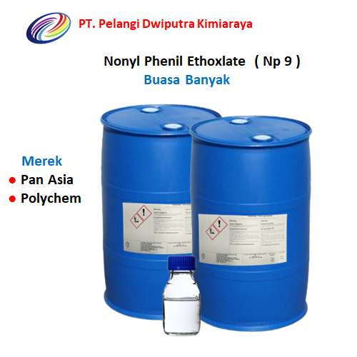 Jual Nonyl Phenil Ethoxlate ( Np 9 ) / Tergitol 9 busa lebih banyak