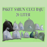 Paket Sabun Cuci Baju / Deterjen / Sabun Laundry 20 Liter
