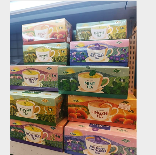 Special Tea Lingzie Telang Mint Tyme Rosmarry - Teh Lingzhi