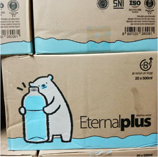 Air Mineral Eternal Plus 500ml (Dus) Air Mineral Eternal Plus 500ml (Dus)