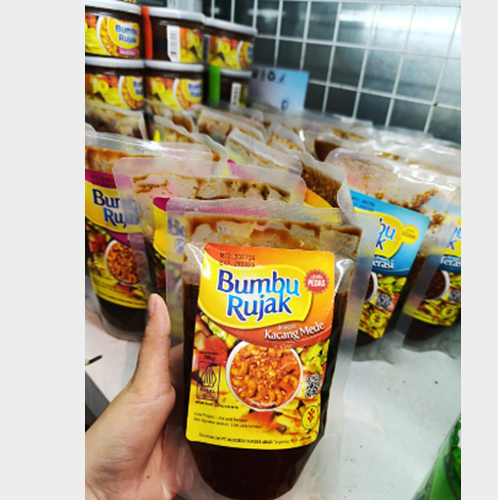 Bumbu Rujak Kacang Mede Manis Pedas Sedang - Toples Mini