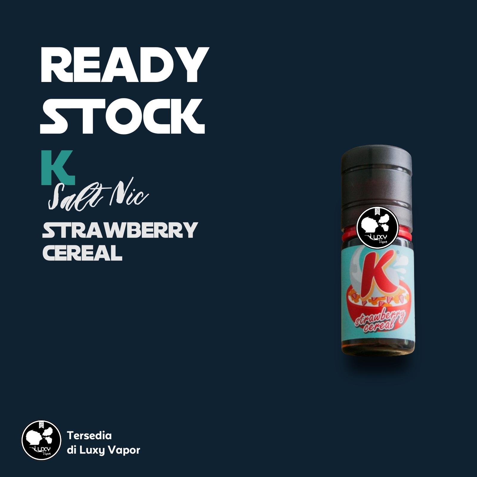 K Strawberry Cereal Susu Salt Nic Liquid EJM - 25