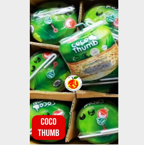 Cocothumb Kelapa Thailand Jelly Pop Drink Coco Bucket Pandan Fasacha Cocopride Box/dus - Cocothumb