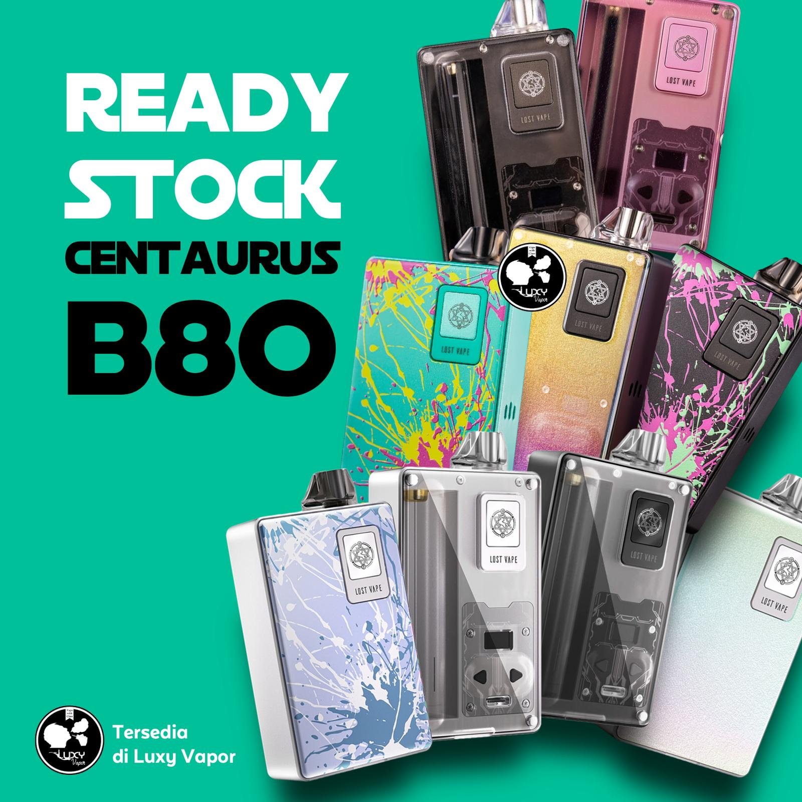 Centa B80 Centaurus Orisinil - Magnetic Hitam