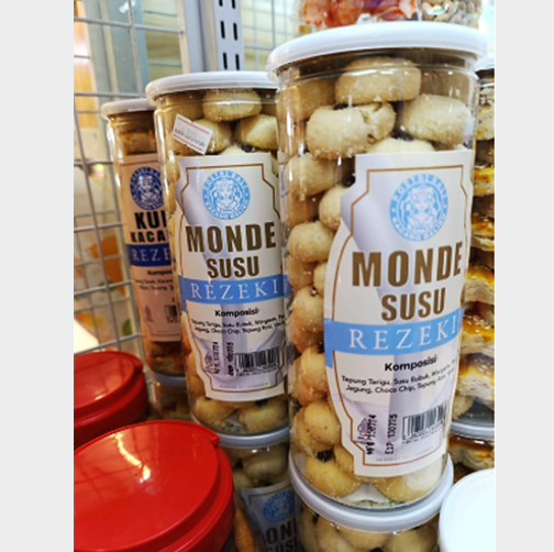 Kue Kacang Rezeki Monde Susu Durian - Kacang