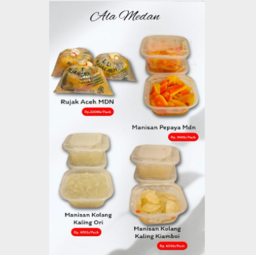 Manisan Rujak Mangga Palembang Aceh - Manisan Mangga