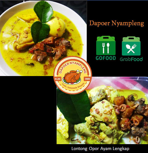 Lontong Opor Ayam Lengkap Dapoer Nyampleang