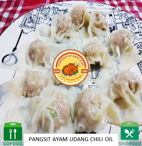 Pangsit Ayam Udang Chili Oil Dapoer Nyampleng Pangsit Ayam Udang Chili Oil Dapoer Nyampleng