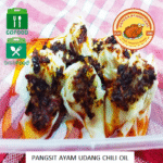 Pangsit Ayam Udang Chili Oil Dapoer Nyampleng