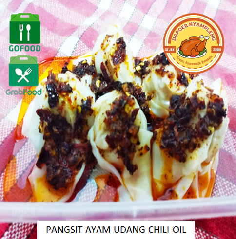 Pangsit Ayam Udang Chili Oil Dapoer Nyampleng Pangsit Ayam Udang Chili Oil Dapoer Nyampleng