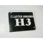 Nomor rumah acrylic timbul