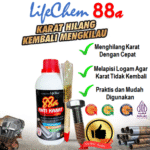 Anti Karat Life Chem Efektif, Cepat Menghilangkan Karat