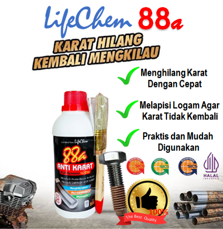 Anti Karat 88a Efektif dan Cepat Atasi Karatan