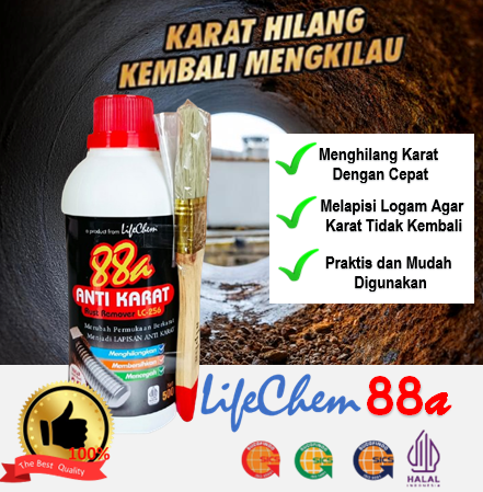Anti Karat 88a Efektif dan Cepat Atasi Karatan