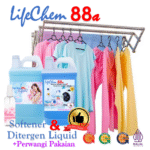Paket Hemat Laundri : Diterjen Cair + Softener + Pengharum