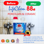 Porcelain 88 Membersihkan Lebih Cepat dan Mencegah Kotoran Kembali