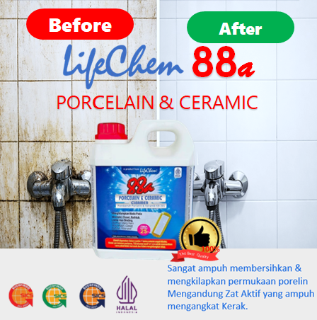 Porcelain 88 Membersihkan Lebih Cepat dan Mencegah Kotoran Kembali