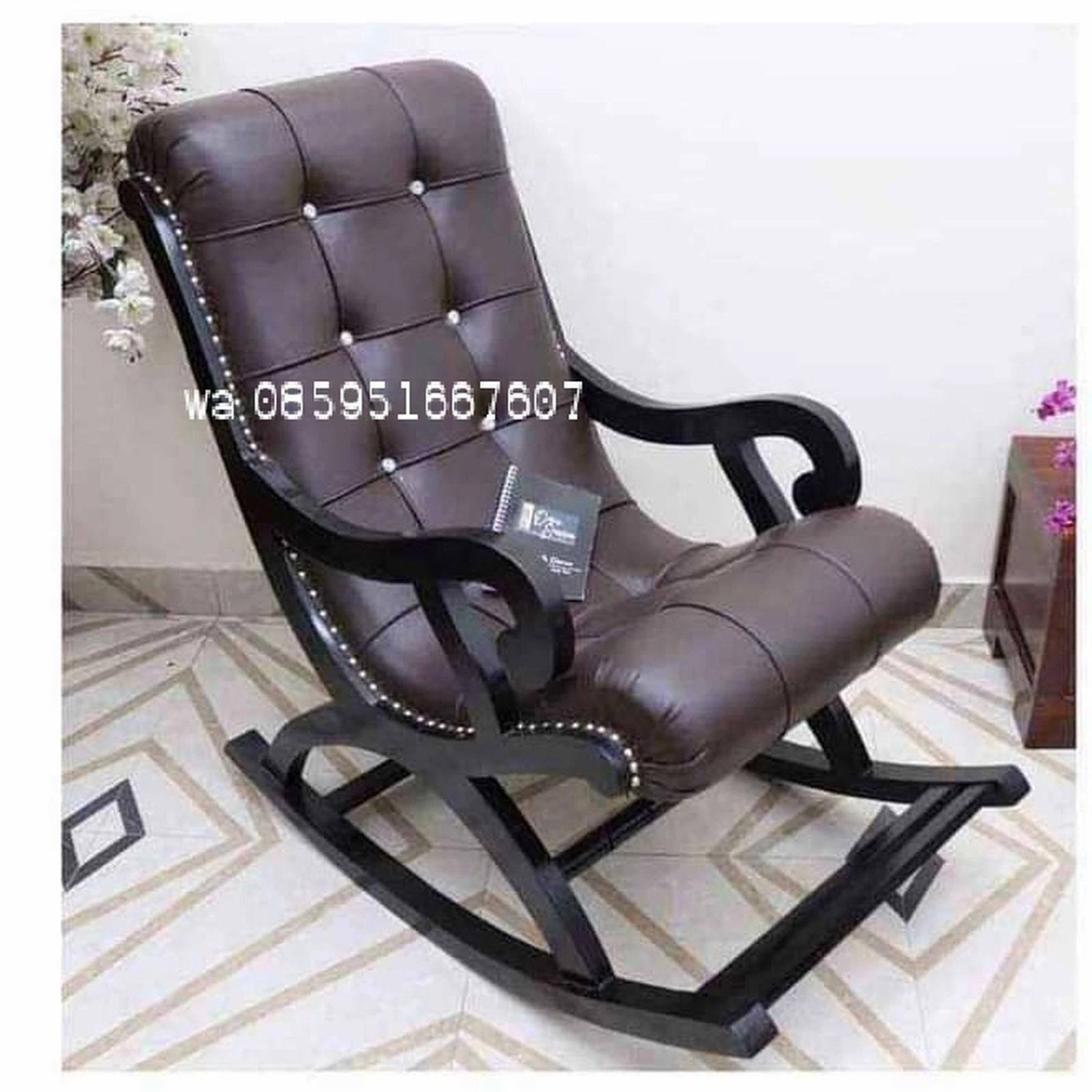 kursi goyang jati modern wingchair kursi goyang santai ruang tamu empu