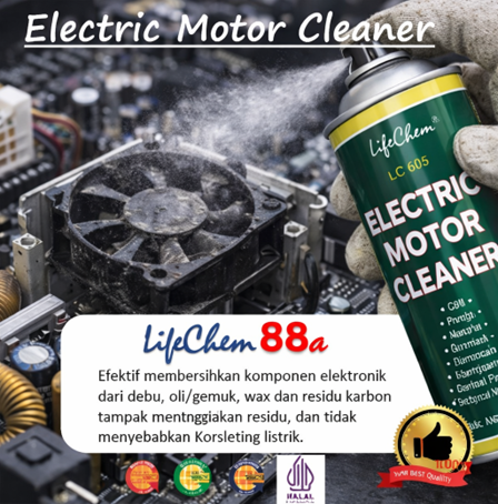 Electric Motor Cleaner 88a Efektif Membersihkan Tampak Meninggalkan Residu