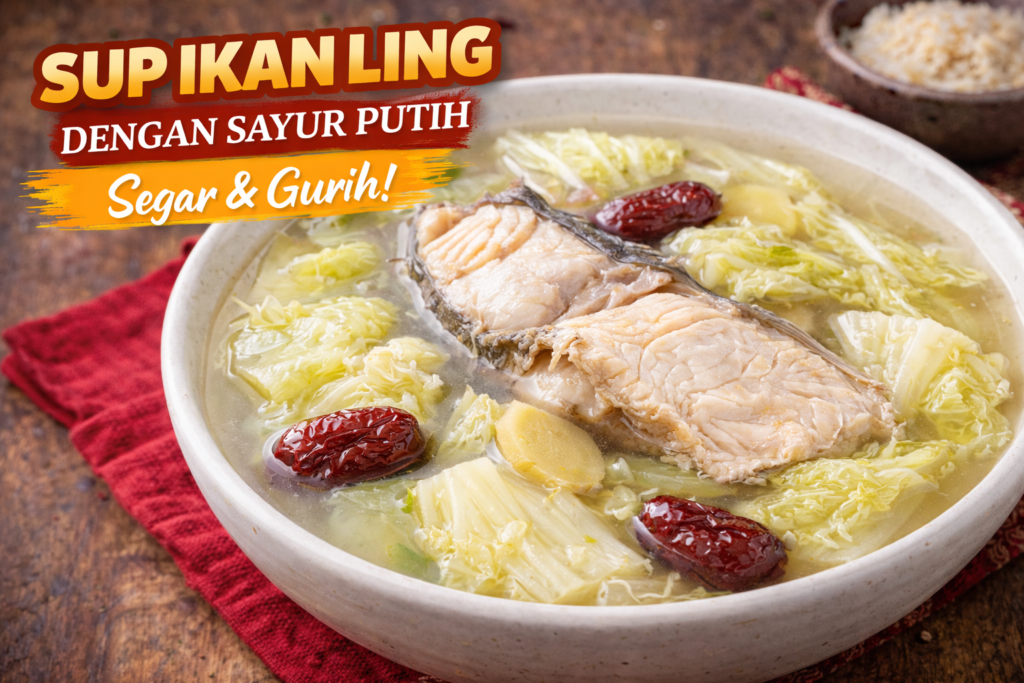 Sup Ikan Ling dengan Sayur Putih – Kuah Segar, Sehat, dan Menghangatkan