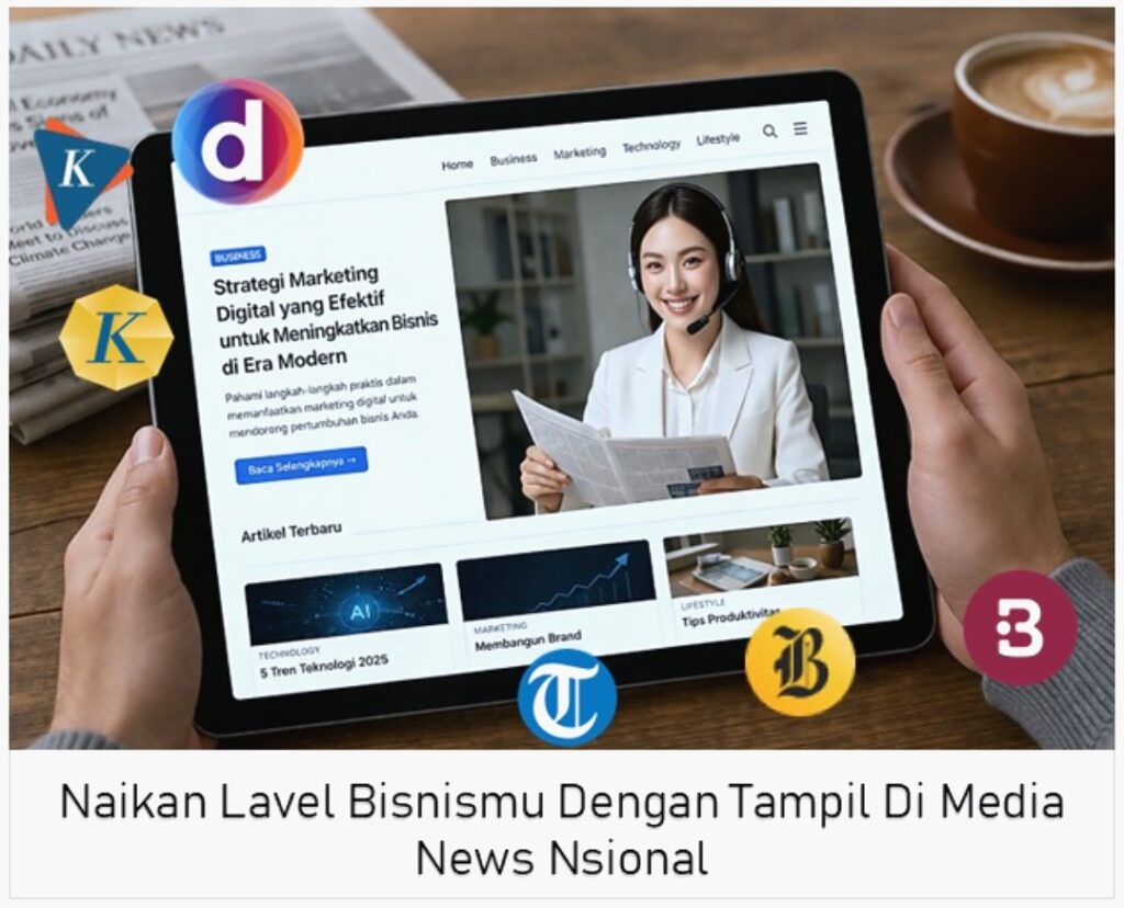 Naikan Lavel Bisnismu Dengan Tampil Di Media News Nsional Bersama Kami 1clickss_
