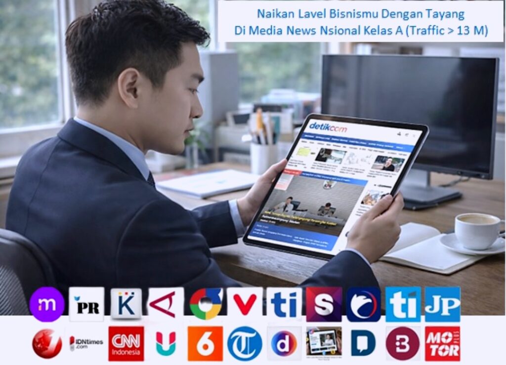 UntitledNaikan Lavel Bisnismu Dengan Tayang Di Media News Nsional Kelas A (Traffic 13 M)
