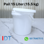Pail Plastik 15 Liter ( 15.5 kg ) Tapper Plastik Kokoh Kualitas Terjamin