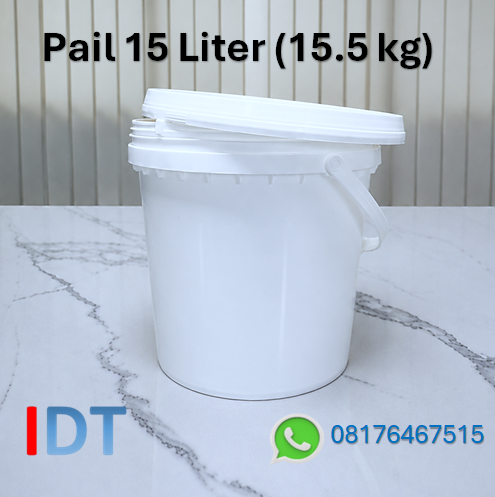 Pail Plastik 15 Liter ( 15.5 kg ) Tapper Plastik Kokoh Kualitas Terjamin