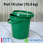 Pail Plastik 15 Liter ( 15.5 kg ) Tapper Plastik Kokoh Kualitas Terjamin