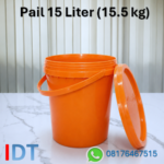 Pail Plastik 15 Liter ( 15.5 kg ) Tapper Plastik Kokoh Kualitas Terjamin
