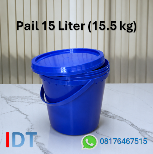 Pail Plastik 15 Liter ( 15.5 kg ) Tapper Plastik Kokoh Kualitas Terjamin