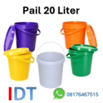 Pail 20 Liter ( Ember 20.5 kg ) Plastik Kokoh Kualitas Terjamin
