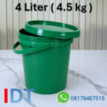Pail Plastik 4 Liter ( Ember 4.5 kg ) Plastik Kokoh Kualitas Terjamin