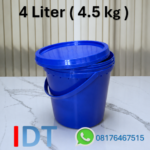 Pail Plastik 4 Liter ( Ember 4.5 kg ) Plastik Kokoh Kualitas Terjamin